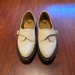 Dr. Marten White Leather Creepers